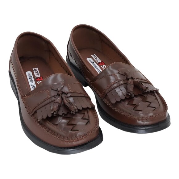 Deer Stags Herman Tassel Loafers Cognac Men\'s US 11.5 wide